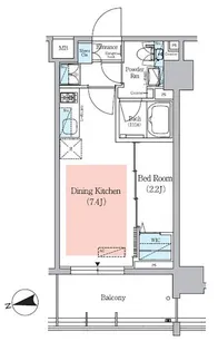アーバネックス小石川春日【10階】の間取り