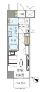 シエル白山 B館【8階】の間取り