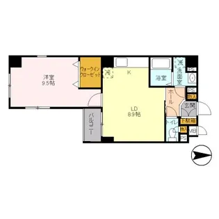 グローセインゼル湯島【8階】の間取り