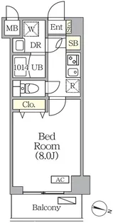 ORSUS志村坂上【4階】の間取り