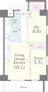 ベル エポック【3階】の間取り