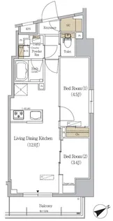 アーバネックス駒込【2階】の間取り