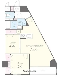 TERRACE THE 本郷【3階】の間取り