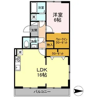 浮間パークサイドハイツ【1階】の間取り