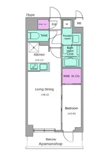 KDXレジデンス上石神井Ⅱ【4階】の間取り