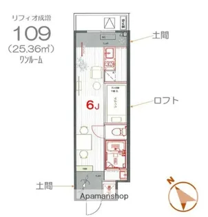 リフィオ成増【1階】の間取り