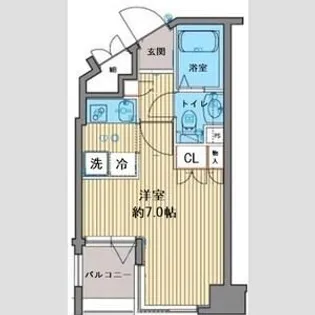 ガーラ文京本郷台【8階】の間取り