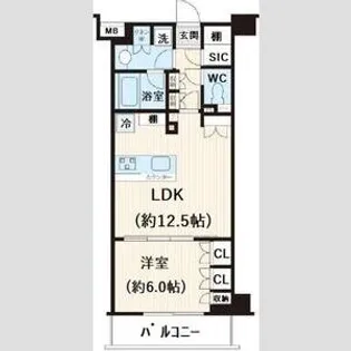 パレステージ西ヶ原【2階】の間取り