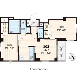 YUSHIMA KWD 7【3階】の間取り