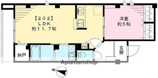 アフィーノ【2階】の間取り