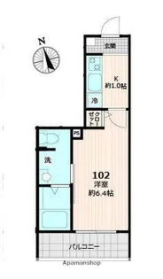URBAN MILLS【1階】の間取り