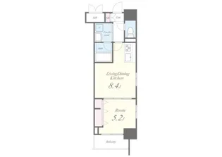 ROOTS SHINJUKU WAKAMATSUCHO(ルーツシ【3階】の間取り