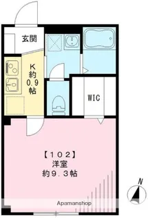 フルール石神井公園【1階】の間取り