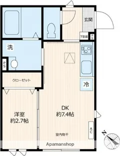 ビューノ上池袋【1階】の間取り