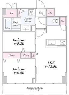 ロイジェント志村坂上【5階】の間取り