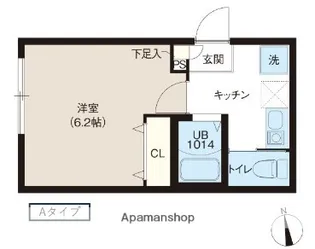 レピュア蓮根レジデンスⅡ【3階】の間取り