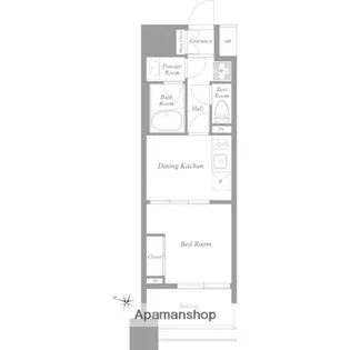 THE GATEHOUSE雑司が谷【13階】の間取り
