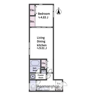 ALATO OYAMAⅡ【1階】の間取り