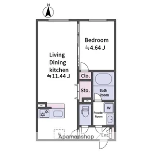 ALATO OYAMAⅡ【4階】の間取り