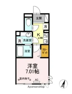 Dメゾン本駒込【2階】の間取り