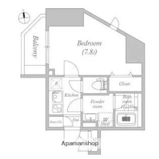 オーパスホームズ大泉学園Ⅰ【703号室】の間取り