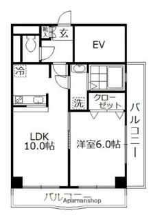 さかえビル【4階】の間取り