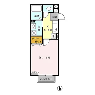 グレース富士見台【1階】の間取り