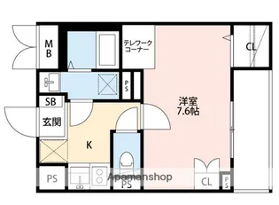 ANGE FLEUR【2階】の間取り