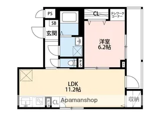 ANGE FLEUR【1階】の間取り