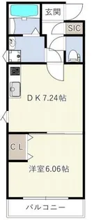 ES−GRANDE板橋【2階】の間取り