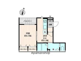 メゾン・ド・シュクル【2階】の間取り
