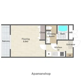 BROOKDEAN【3階】の間取り