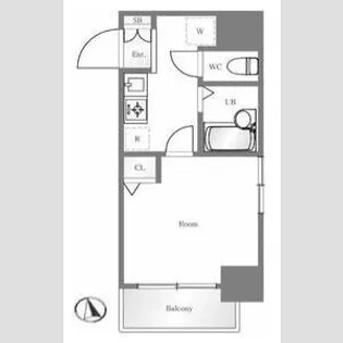 スカイコート高田馬場第5【2階】の間取り