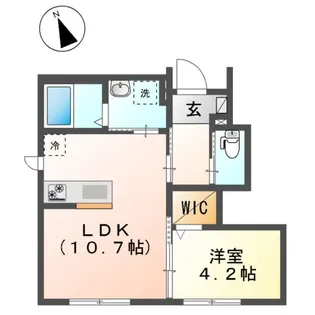 メゾン瑞祥【1階】の間取り