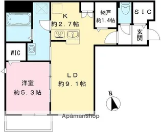 SERENO S.【2階】の間取り