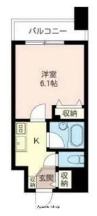 LASANTE板橋本町【3階】の間取り