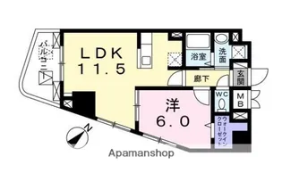 パーク スクエア【2階】の間取り