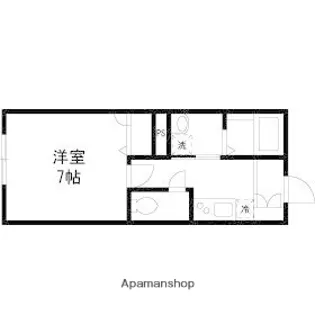 クレール【1階】の間取り