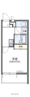 レオパレス悠和【1階】の間取り