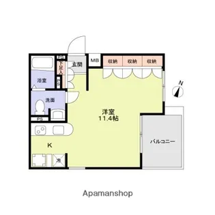 N.HAUS【3階】の間取り