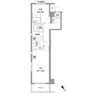 プライマル小石川【4階】の間取り