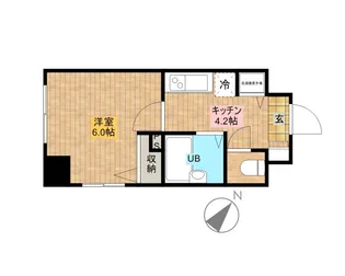 東京都豊島区池袋3丁目【マンション】の間取り
