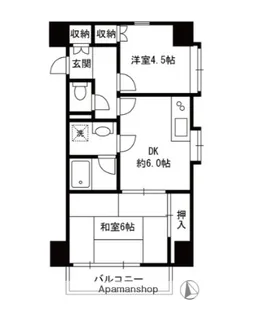 ハイツG−ONE【3階】の間取り