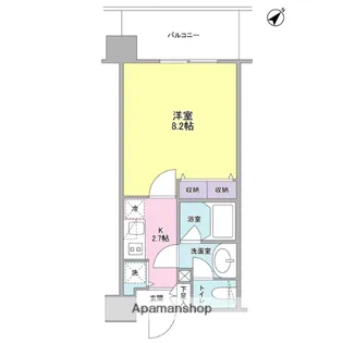プロスペクト東雲橋【8階】の間取り