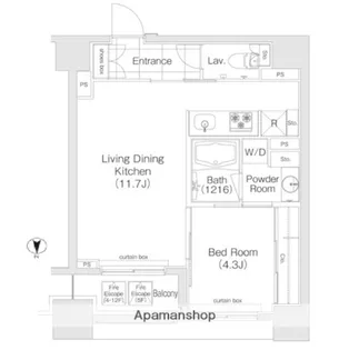 コンフォリア新川【3階】の間取り