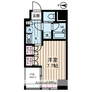 アムス馬喰町【3階】の間取り
