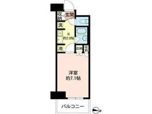 エコロジー東陽町プロセンチュリー【0409号室】の間取り