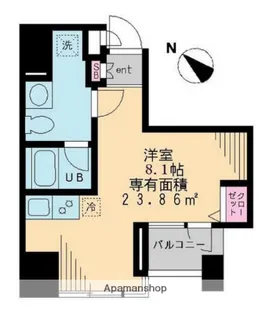 音羽クリニックビル【8階】の間取り