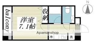 メゾン・ド・ヴィレ駒形【9階】の間取り