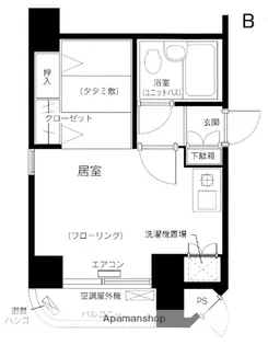 メインステージ江戸川橋【4階】の間取り